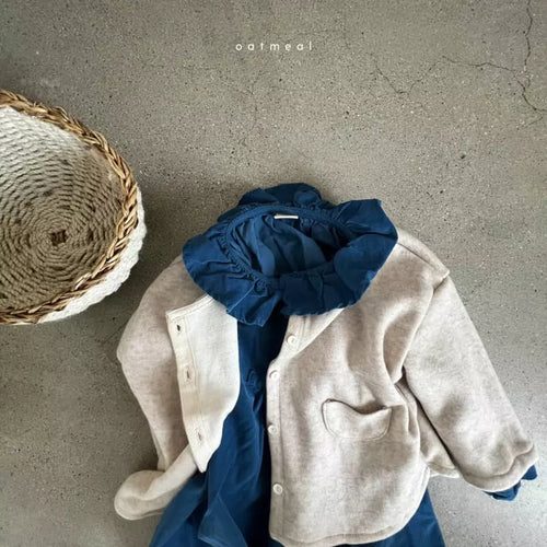 Blue collar dress