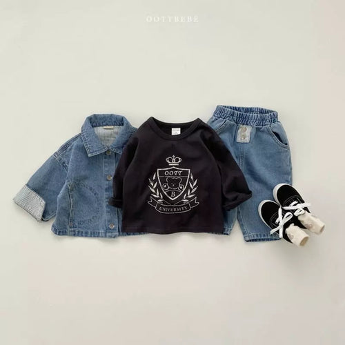 Charcoal University Tee