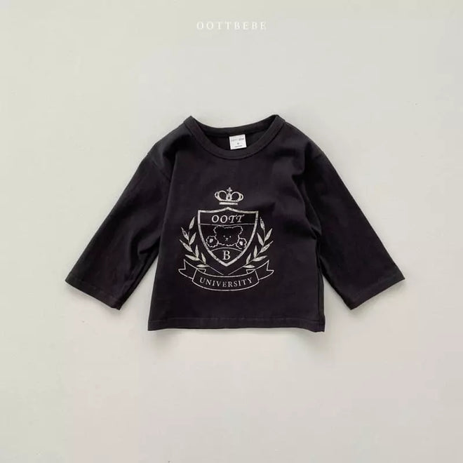 Charcoal University Tee