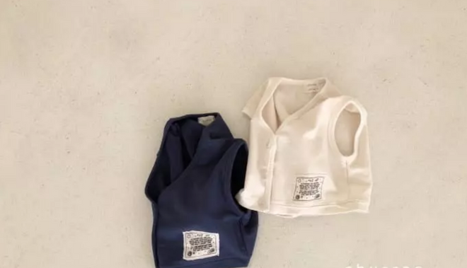 Ivory Vest With Text