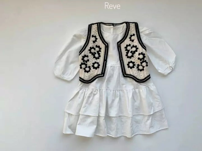Knit Floral Vest
