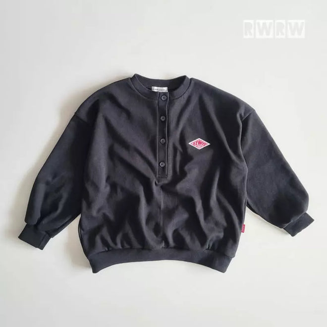 Button Down Sweat - Oatmeal
