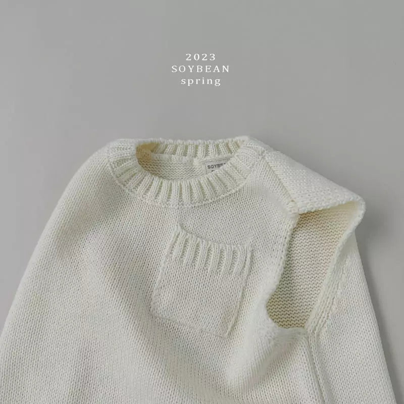 Ivory Knit Vest