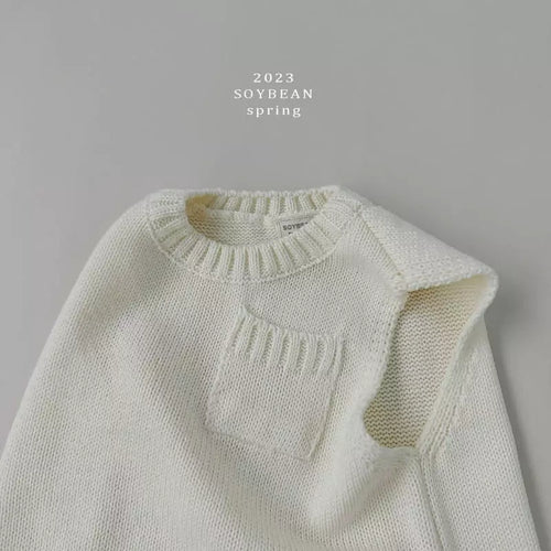Ivory Knit Vest