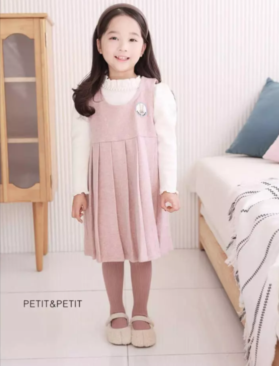 Pink Pleated Dress