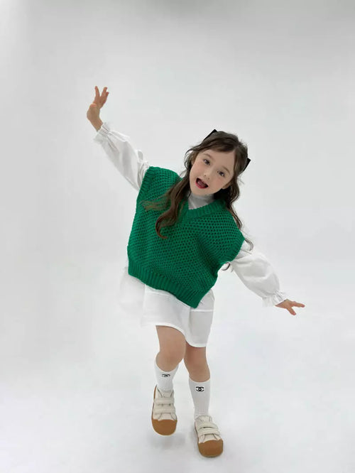 Green Knit Vest