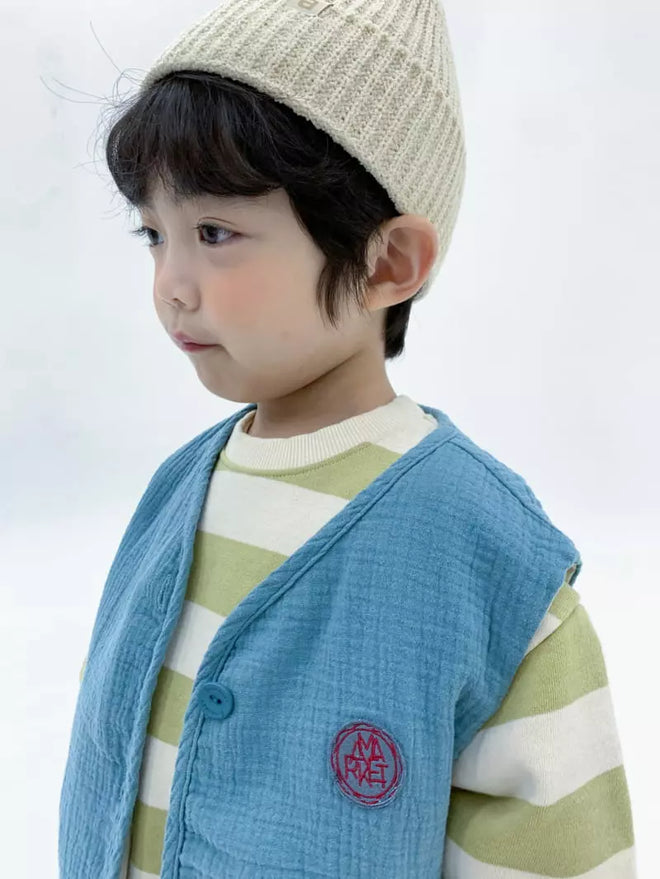 Blue Vest Red Symbol