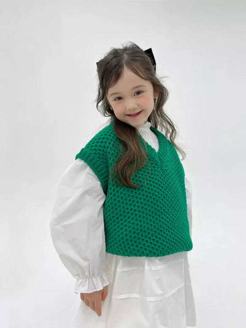 Green Knit Vest