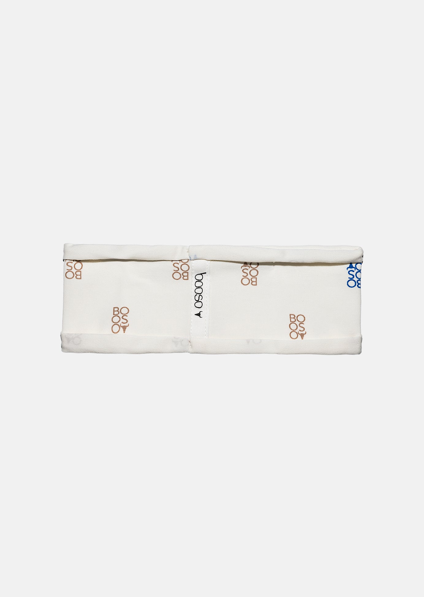 Ecru Booso Labeled Printed Sweatband
